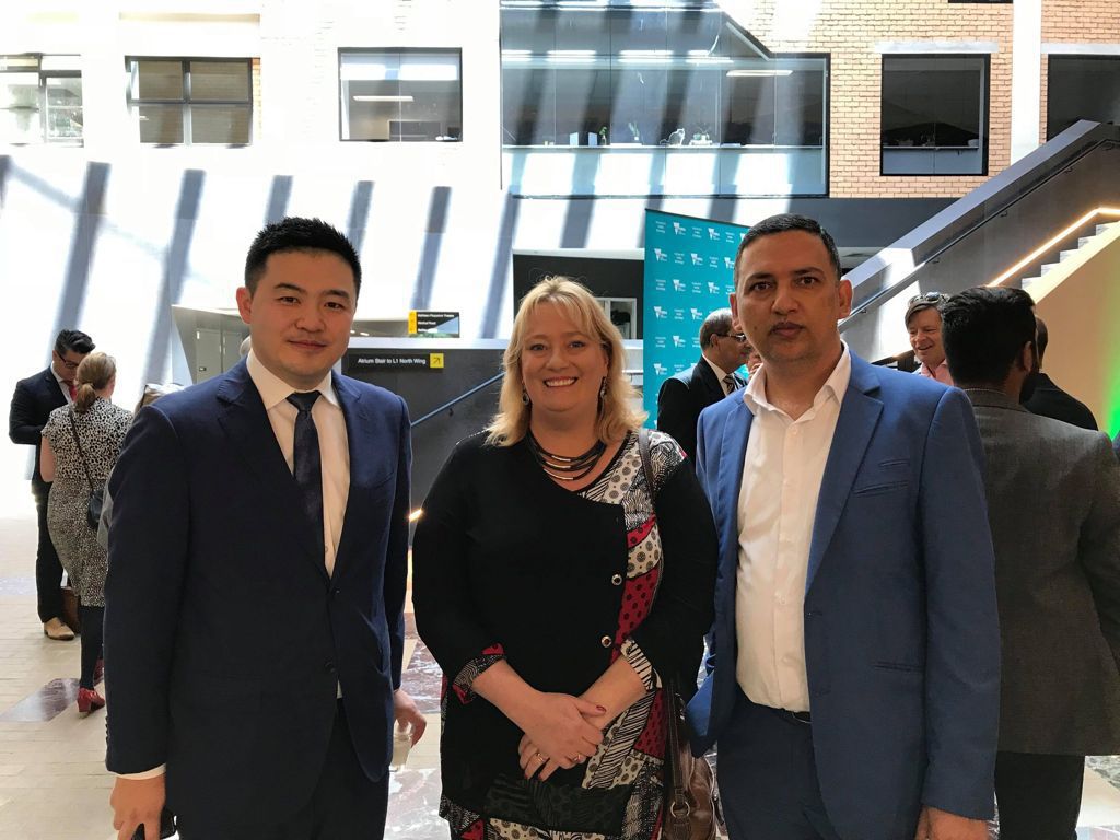 Marty Mei with Hon. Ros Spence